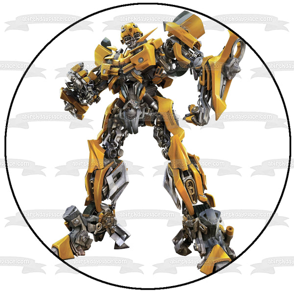 Transformers Bumblebee Edible Cake Topper Image ABPID12609