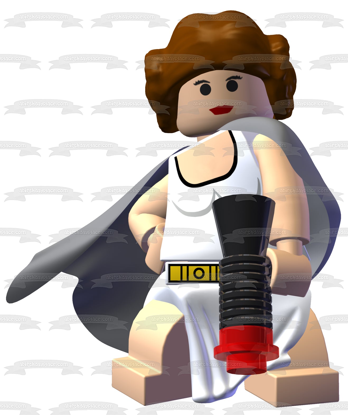 LEGO Star Wars Princess Leia Edible Cake Topper Image ABPID12673