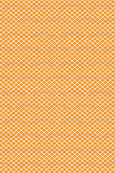 Orange Diamond Pattern Edible Cake Topper Image ABPID13171