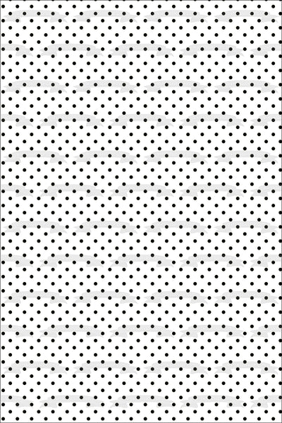 Black Diagonal Polka Dots Edible Cake Topper Image ABPID13295
