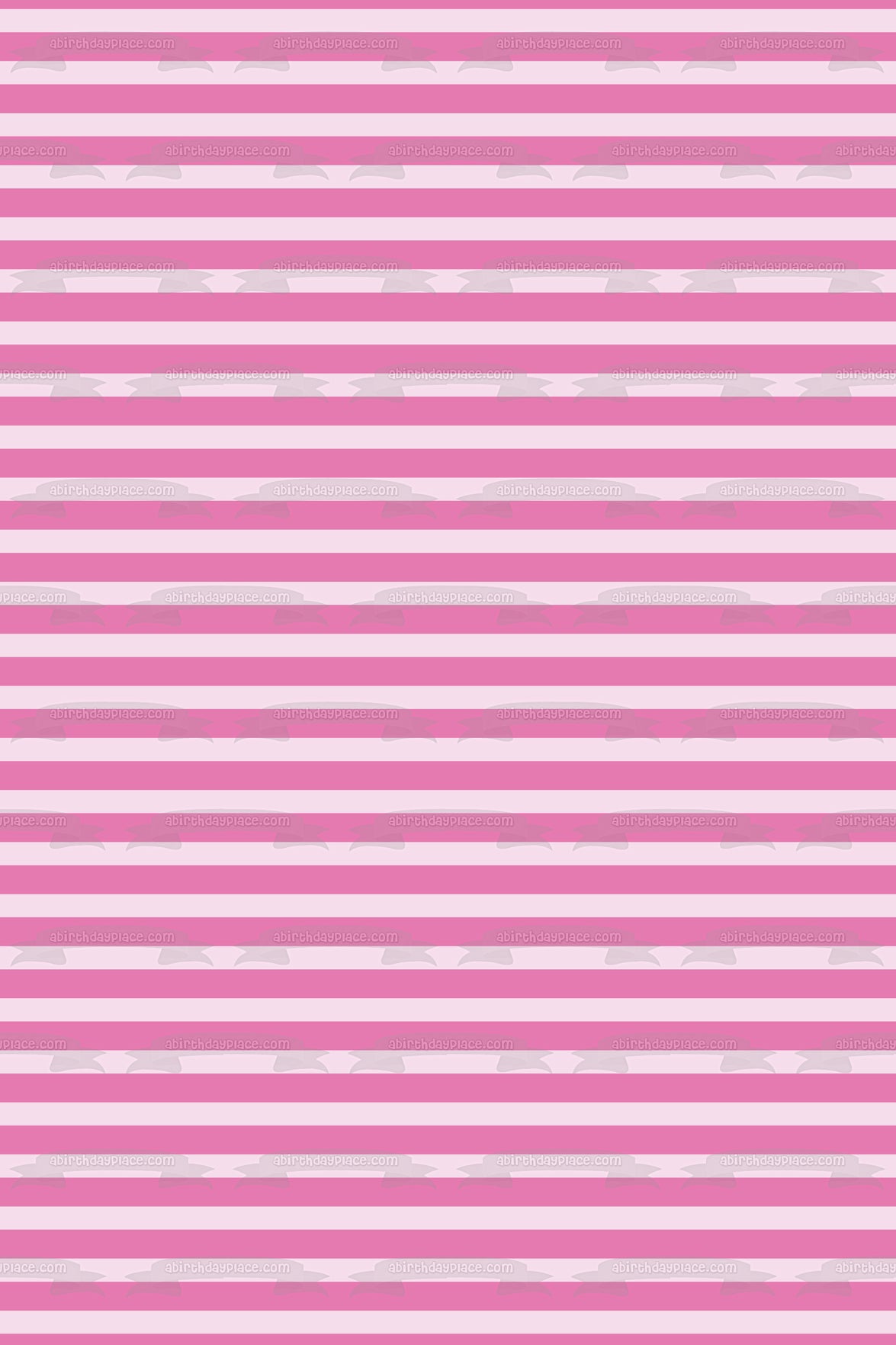 Pink and Purple Horizontal Stripes Edible Cake Topper Image ABPID13314