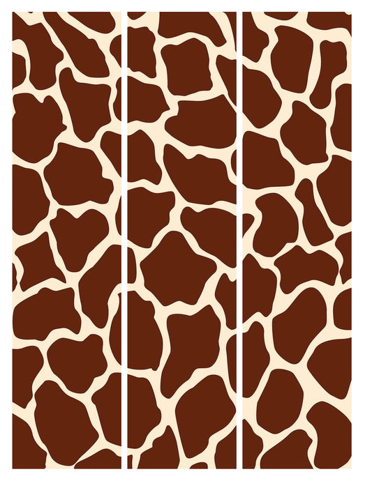 Giraffe Spots Pattern Edible Cake Topper Image Strips ABPID14788