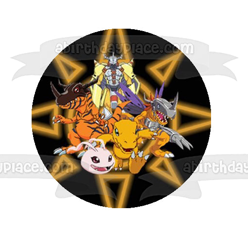 Digimon Agumon Tai Kamiya Gatomon Greymon Edible Cake Topper Image ABPID15022