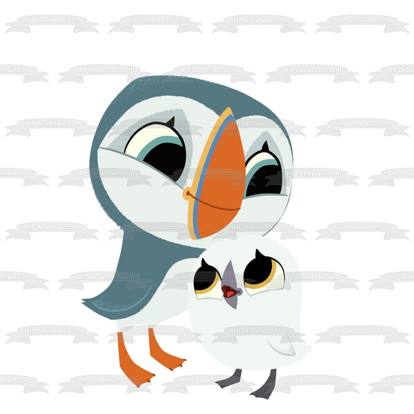 Puffin Rock Oona Baba Edible Cake Topper Image ABPID15037