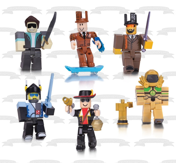 Legends of Roblox Various Famous Characters Edible Cake Topper Image ABPID15168