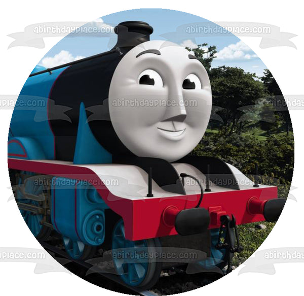 Thomas and Friends Gordon Tank Engine Edible Cake Topper Image ABPID15340
