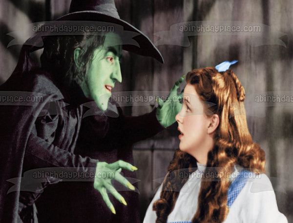The Wizard of Oz Dorothy Wicked Witch of the West Edible Cake Topper Image ABPID22015