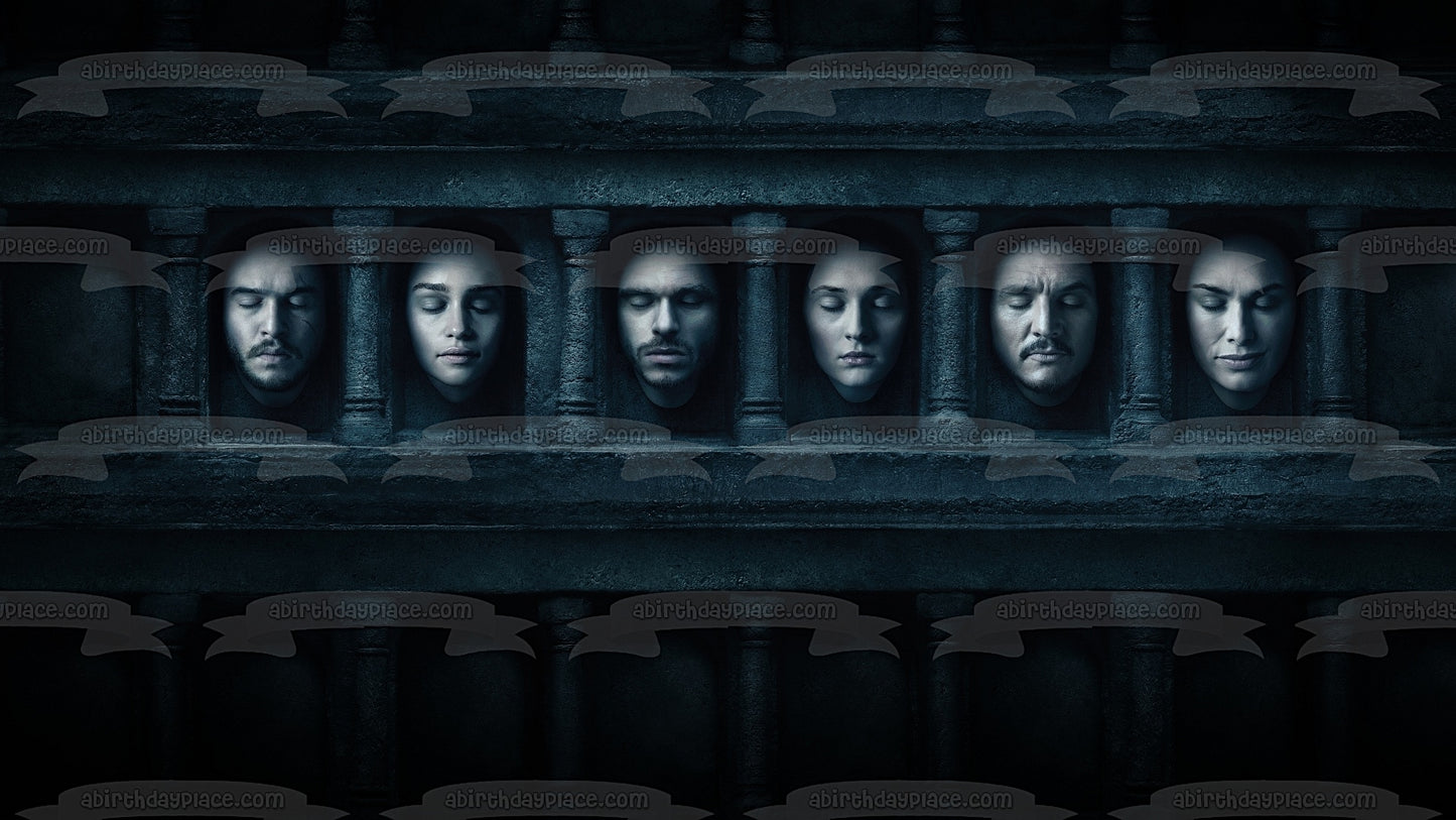 Game of Thrones Faceless Men Characters Edible Cake Topper Image ABPID26960