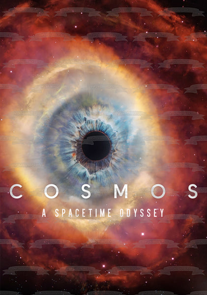 Cosmos a Spacetime Odyssey Poster Picture Edible Cake Topper Image ABPID27050