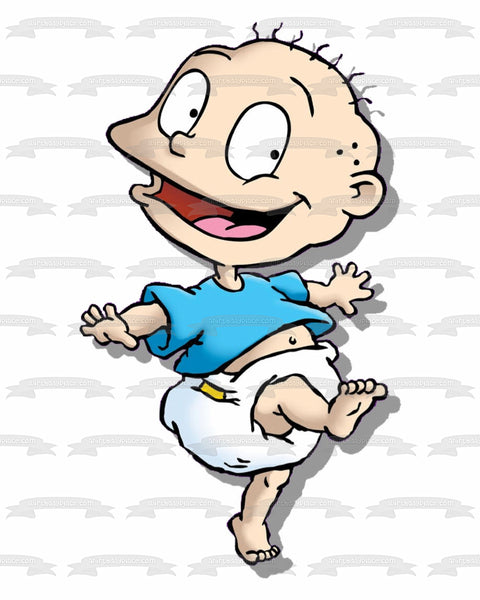 Tommy Pickles Rugrats Baby Cartoon Edible Cake Topper Image ABPID50639