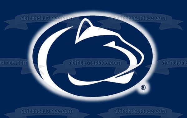 Penn State University Nittany Lion Logo NCAA College Sports Edible Cake Topper Image ABPID50998