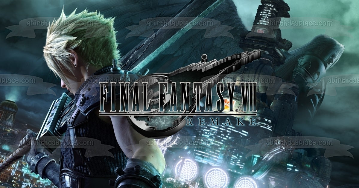 Imagen comestible para tarta de Final Fantasy VII (7) Cloud Strife Sword ABPID51117 