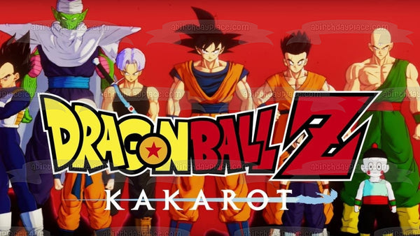 Dragon Ball Z: Kakarot Yamcha Piccolo Trunks Chiaotzu Edible Cake Topper Image ABPID51874