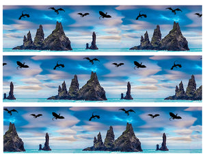 Dragons In Flight How to Train Your Dragon Inspired Edible Cake Topper Image Strips ABPID51976