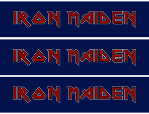 Iron Maiden Strips Metal Music 70s 80s Hardcore London Uk Music Birthday Edible Cake Topper Image Strips ABPID52226