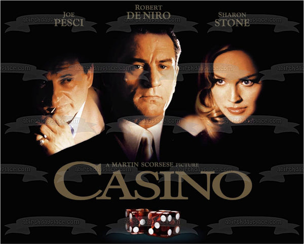 Casino Movie Gangster Edible Cake Topper Image ABPID52298