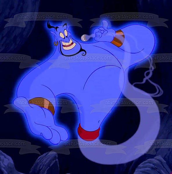 Aladdin Genie Robin Williams Original Aladdin 1992 Disney Animated Film Edible Cake Topper Image ABPID52777