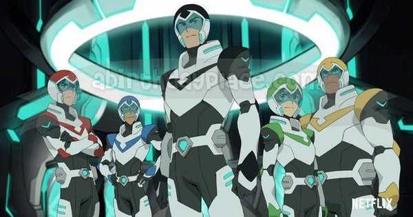 Voltron: Legendary Defender Team Shiro Hunk Lance Keith Pidge Suits Armor Edible Cake Topper Image ABPID52790
