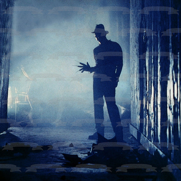 Freddy Krueger Nightmare on Elm Street Classic Horror Film Edible Cake Topper Image ABPID52791