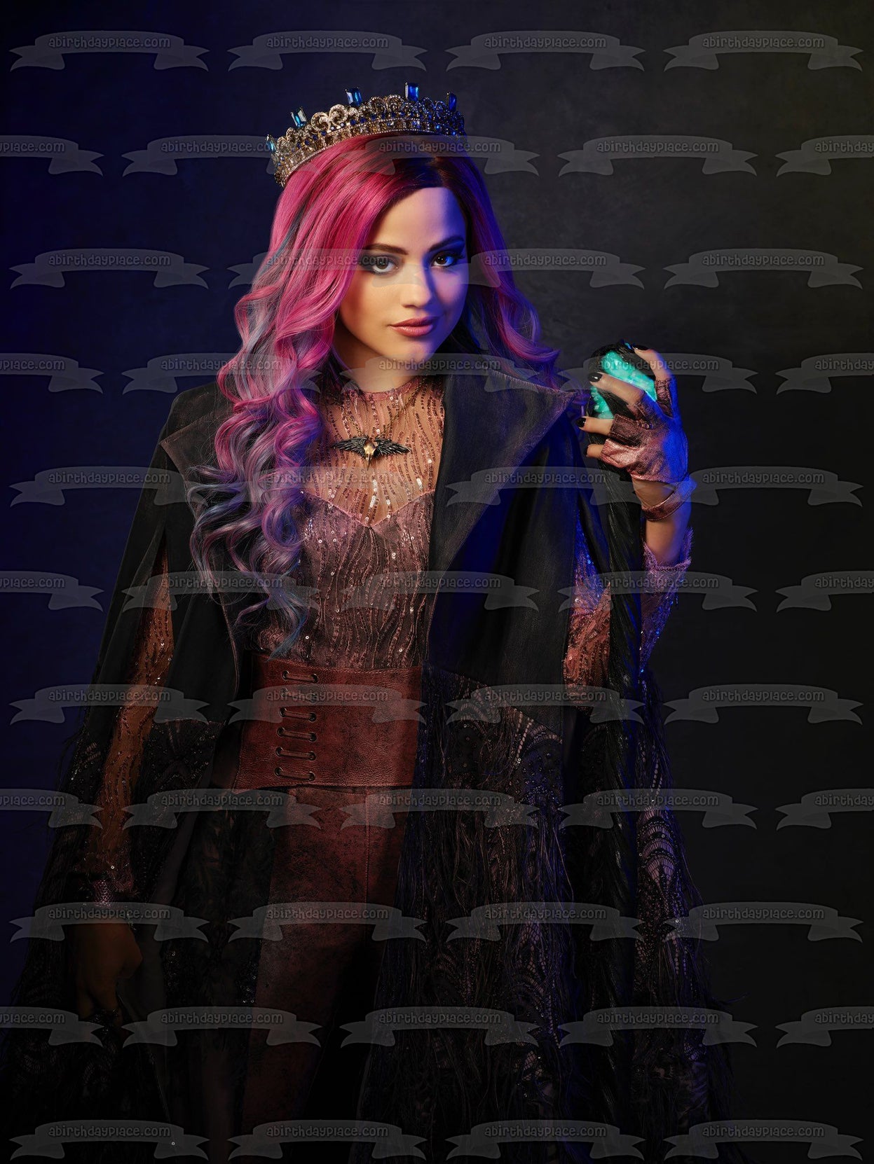 Disney Descendants2 Audrey Daughter of Aurora Queen of Mean Edible Cake Topper Image ABPID53182