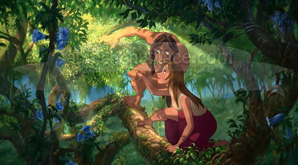 Disney Tarzan Jane Jungle Animation Movie Edible Cake Topper Image ABPID53192