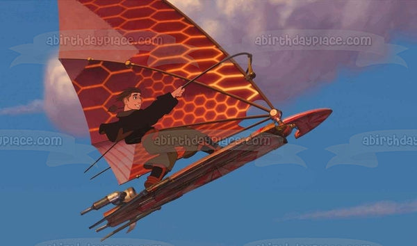 Disney Treasure Planet Jim Hawkins Solar Surfer Animation Movie Edible Cake Topper Image ABPID53193