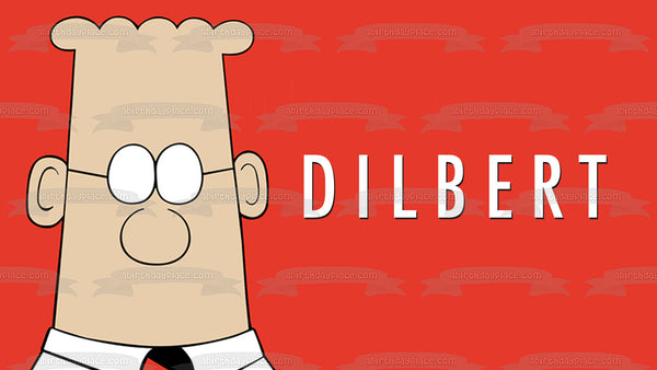 Dilbert Comic Cartoon TV Show Office Humor Edible Cake Topper Image ABPID53234