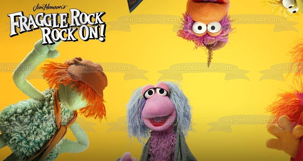 Fraggle Rock Rock on TV Show Classic Puppets Gobo Mokey Red Wembley Boober Edible Cake Topper Image ABPID53351