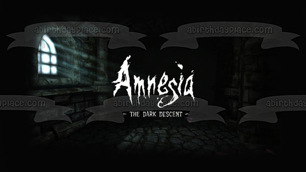 Amnesia: The Dark Descent Horror Puzzle Video Game Poster Edible Cake Topper Image ABPID53385