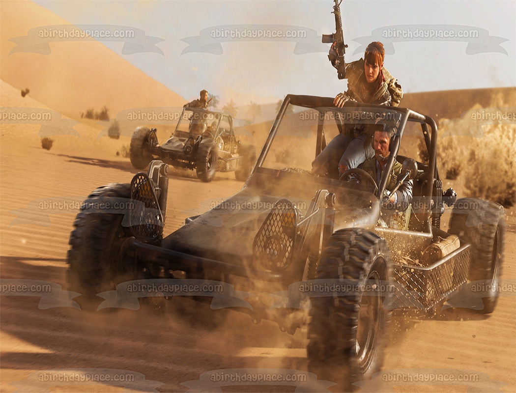 Imagen comestible para tarta comestible con satélite de la Guerra Fría de Call of Duty Black Ops ABPID53405 