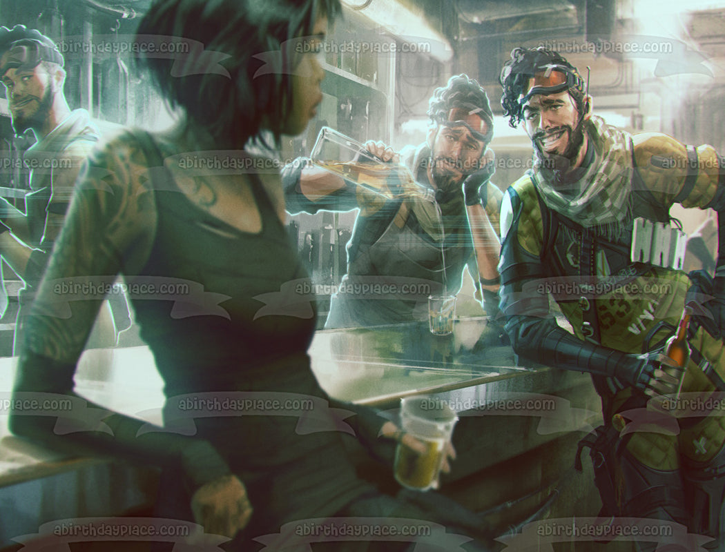 Apex Legends Mirage Edible Cake Topper Image ABPID53433