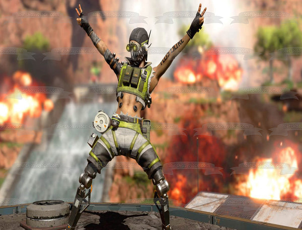 Apex Legends Octane Edible Cake Topper Image ABPID53434
