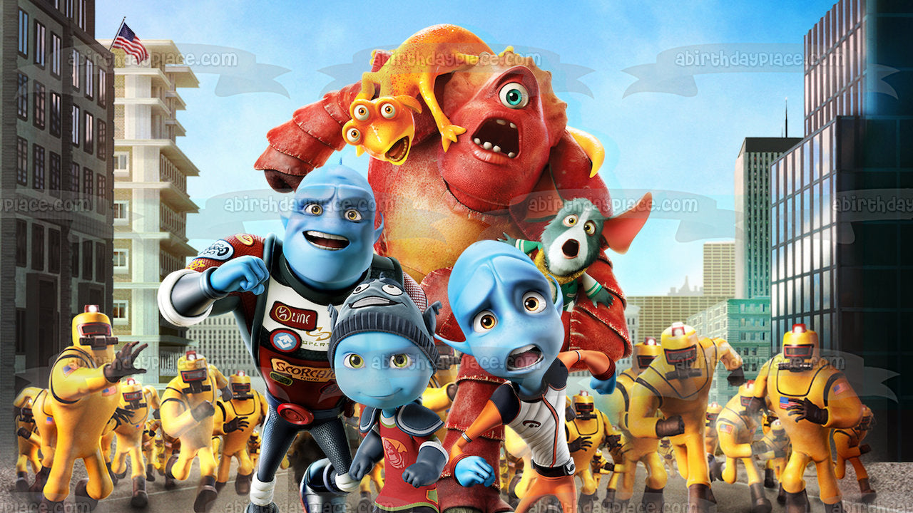 Escape del Planeta Tierra Scorch Gary Lena Kip Imagen comestible para decoración de tarta ABPID53837 