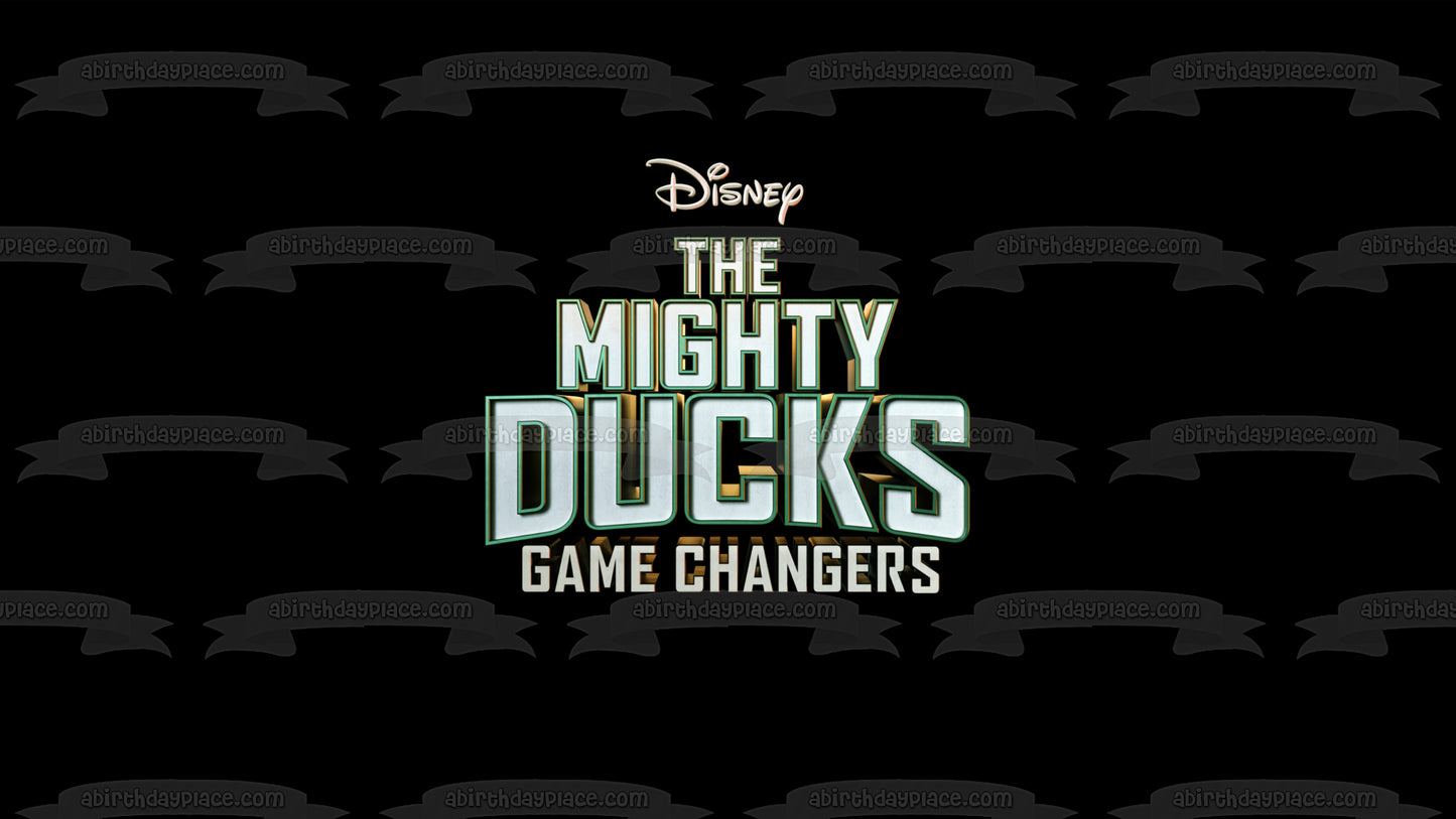 Disney The Mighty Ducks: Game Changer Logo Edible Cake Topper Image ABPID53845