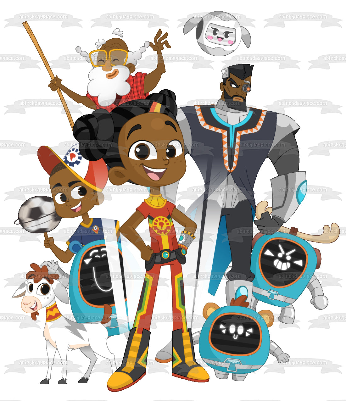 Super Sema Mb Tobor the Bongalalalas Babu Moyo Edible Cake Topper Image ABPID53856