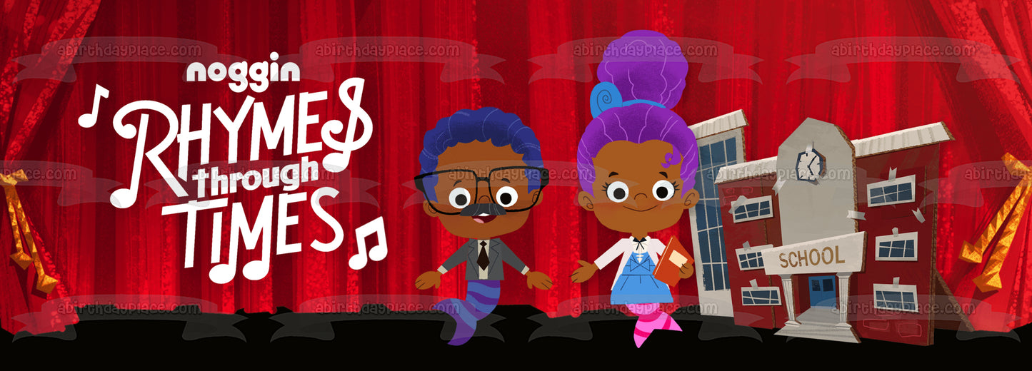 Rhymes Through Times Edible Cake Topper Image ABPID53860