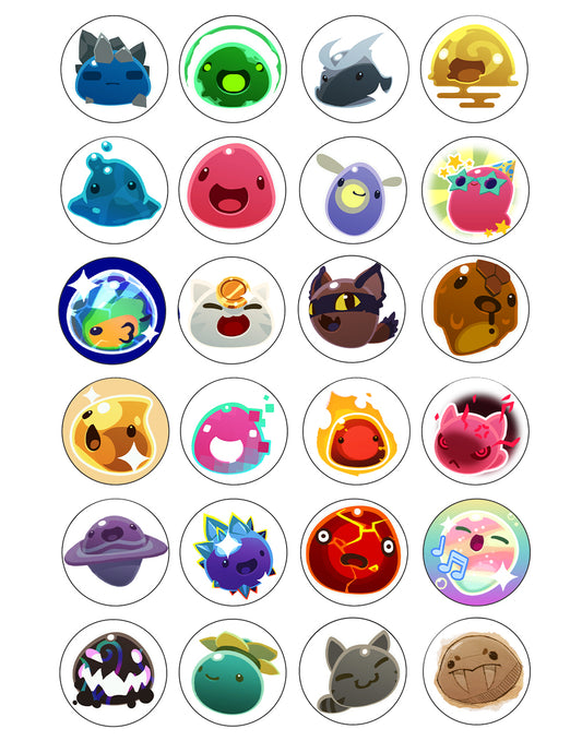 Slime Rancher Tiger Arcane Angelic Radiant Edible Cupcake Topper Images ABPID54094