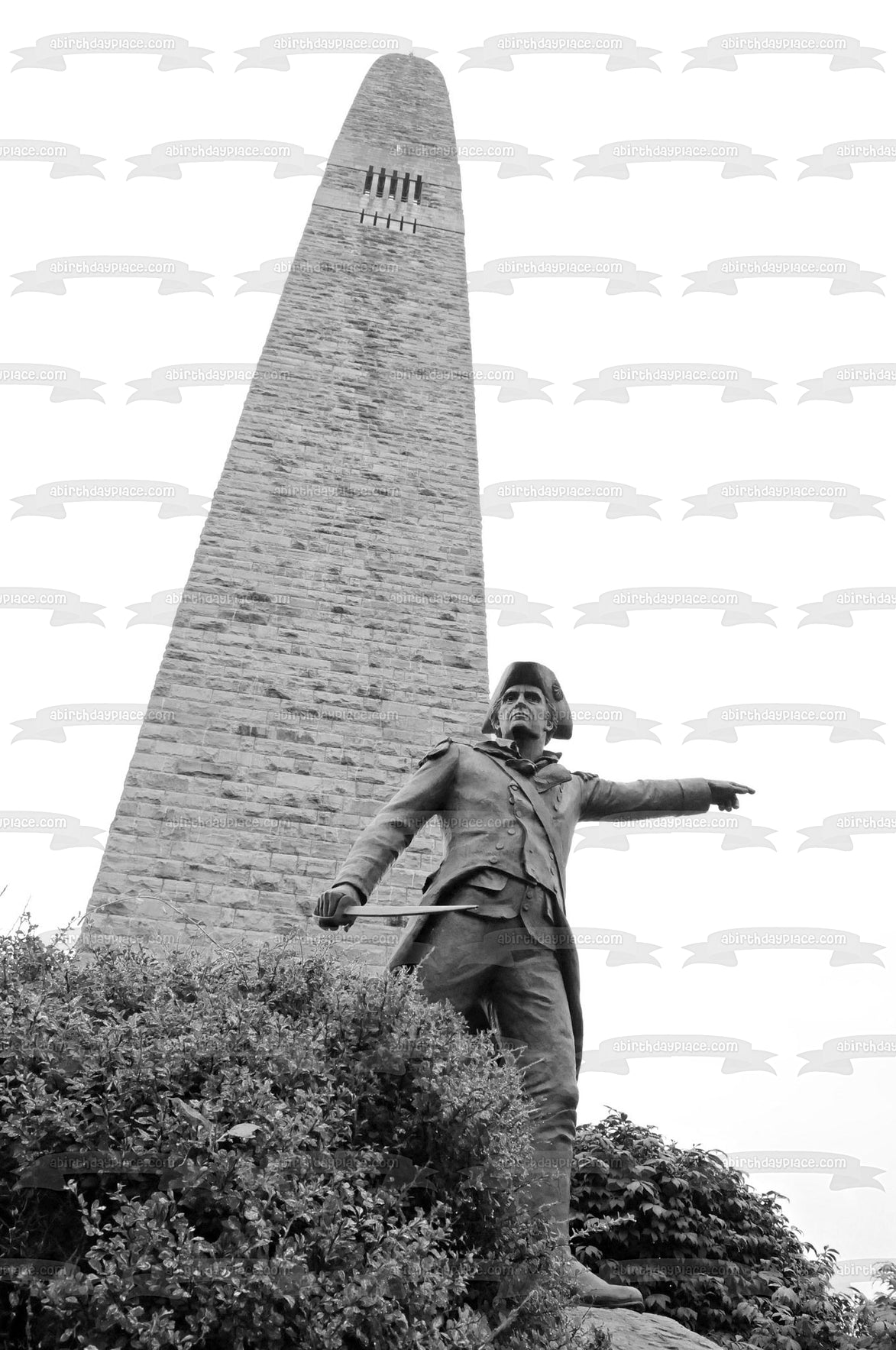 Bennington Battle Day Vermont Bennington Battle Day Monument Edible Cake Topper Image ABPID54170