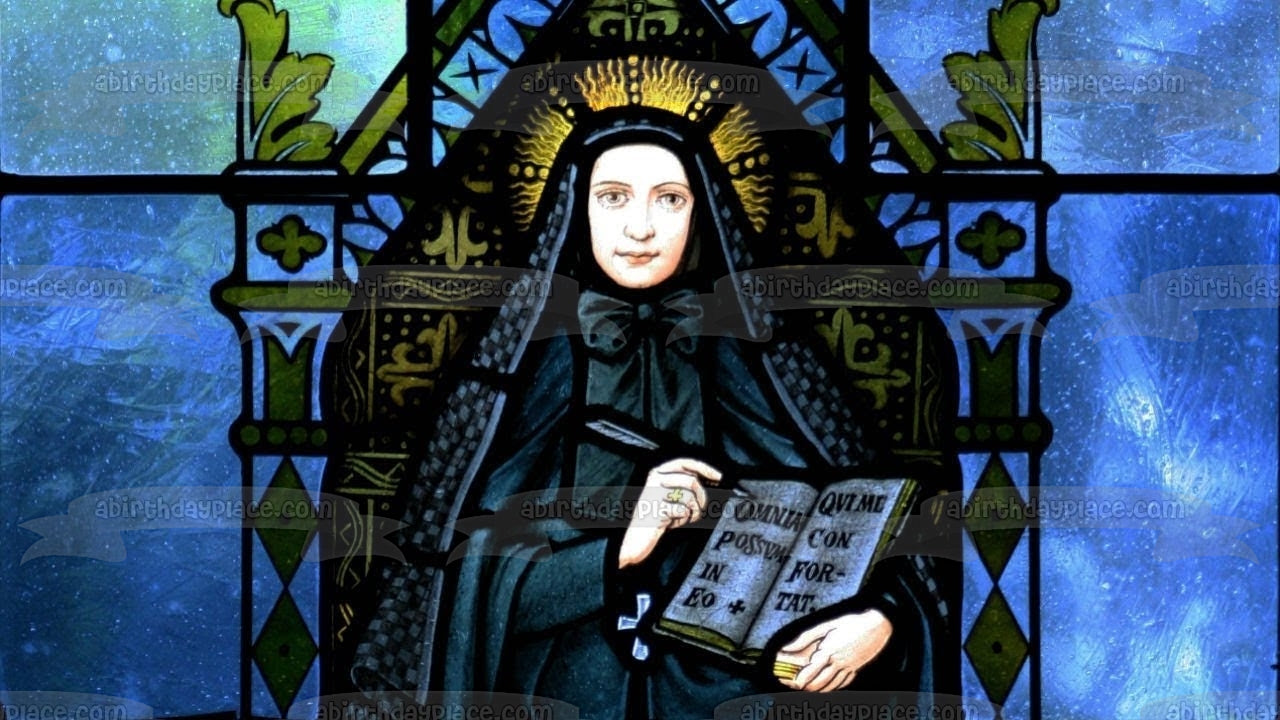 Imagen comestible para decoración de tarta del día de Frances Xavier Cabrini ABPID54256 