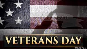 Veterans Day American Flag Edible Cake Topper Image ABPID54350