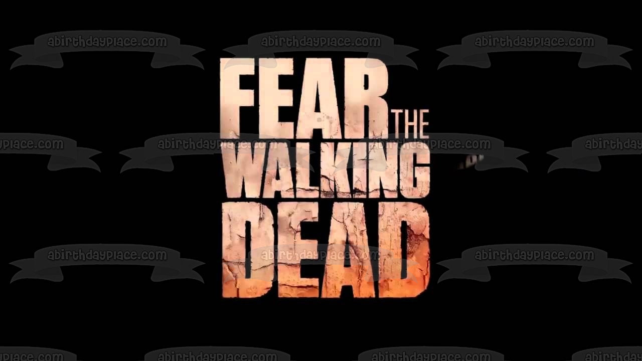 Fear the Walking Dead Edible Cake Topper Image ABPID54452