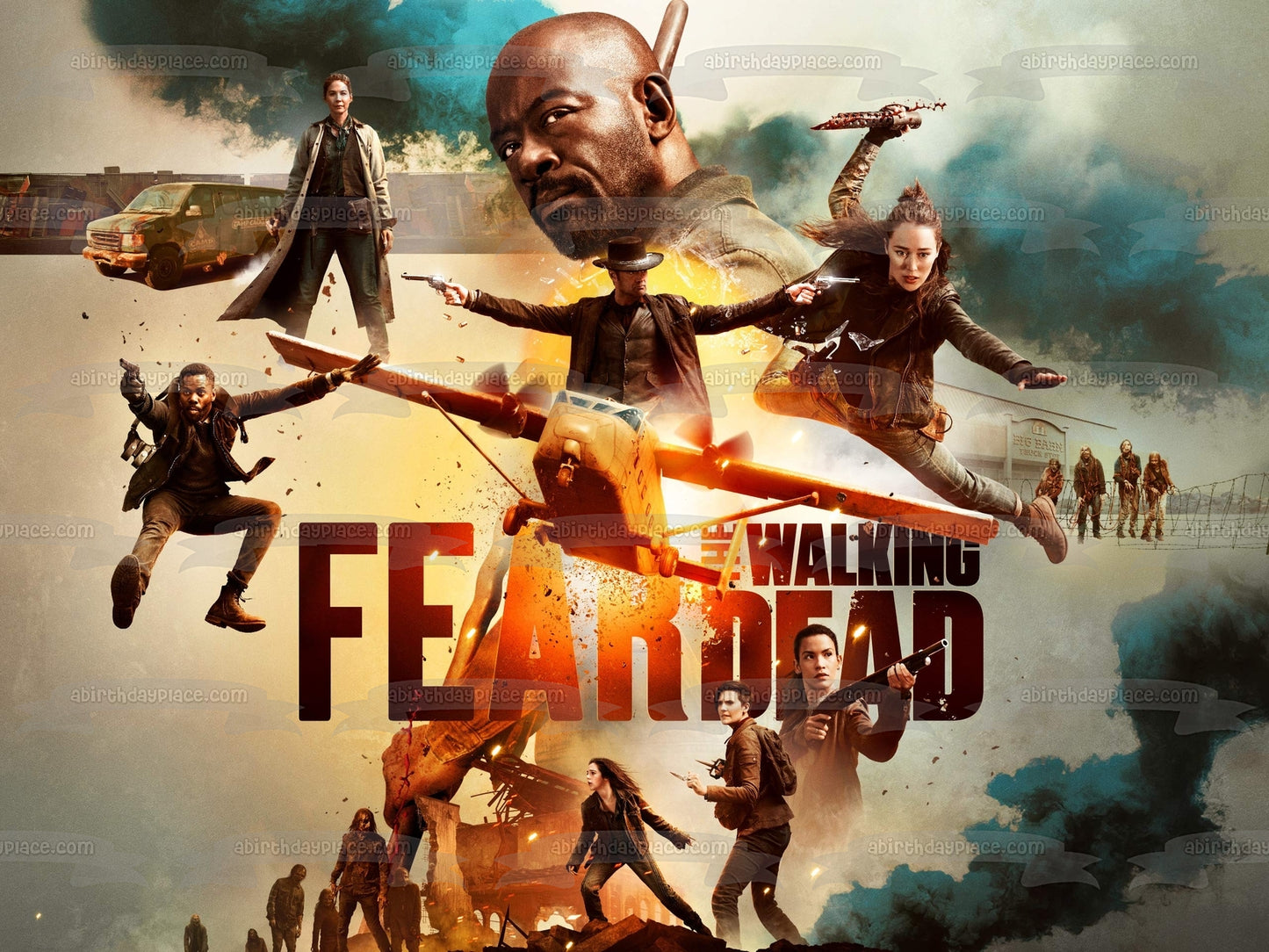 Fear the Walking Dead Morgan Alicia Al Victor Imagen comestible para decoración de tarta ABPID54465 
