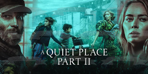 A Quiet Place Part II Evelyn Regan Marcus Emmet Edible Cake Topper Image ABPID54483