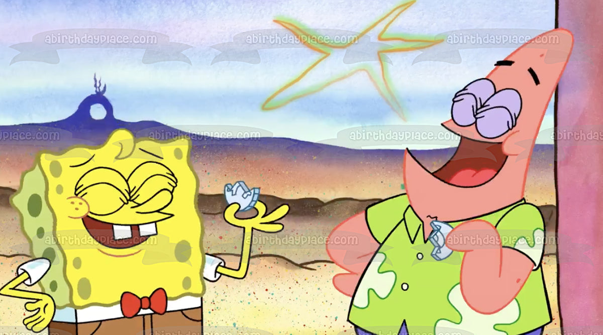 The Patrick Star Show SpongeBob SquarePants Edible Cake Topper Image ABPID54512