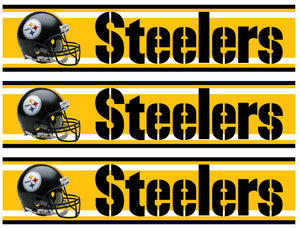 NFL Pittsburgh Steelers Logo and Helmets ABPID54645