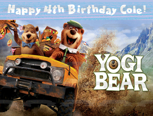 Yogi Bear Movie Boo Boo Jellystone Park Edible Cake Topper Image ABPID54650