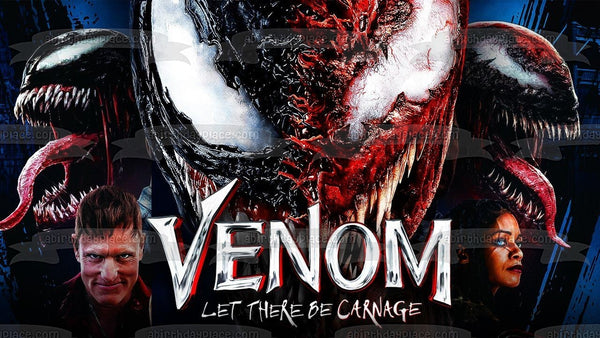 Venom: Let There Be Carnage Eddie Brock Party Guest Edible Cake Topper Image ABPID54685