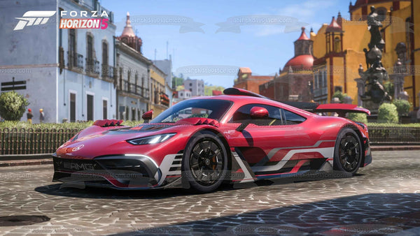 Forza Horizon 5 Race Car Edible Cake Topper Image ABPID55415