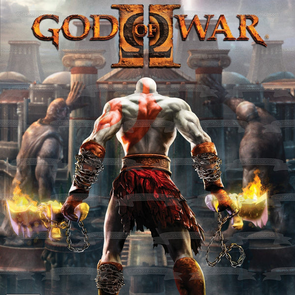 God of War Kratos Edible Cake Topper Image ABPID55457