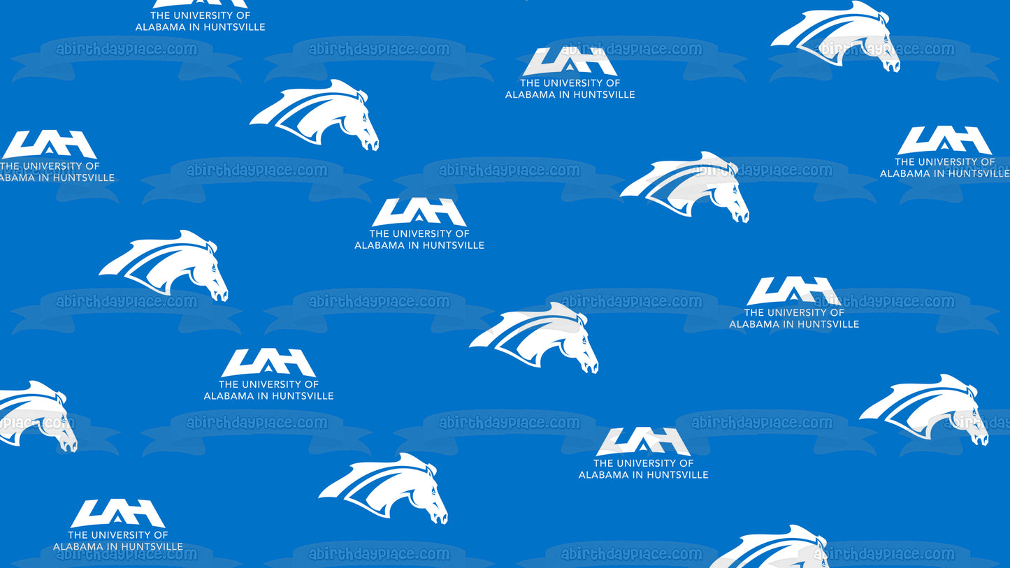 Imagen comestible para tarta con logotipo de Alabama-Huntsville Chargers ABPID55713 